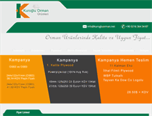Tablet Screenshot of kurogluorman.net